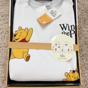 Disney White Sweatshirt with Winnie the Pooh
